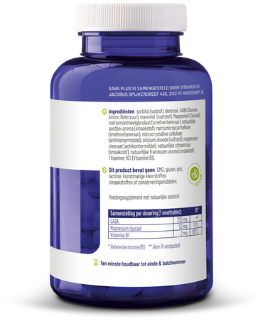 Vitakruid GABA Plus 180.00 Smelttabletten