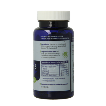Vitakruid Vegan omega 3 1000 triglyceriden 300 DHA 100 EPA 60.00 Softgels