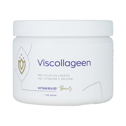 Vitakruid Viscollageen 99% puur collageen vitamine C & zink 130.00 Gram