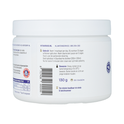 Vitakruid Viscollageen 99% puur collageen vitamine C & zink 130.00 Gram
