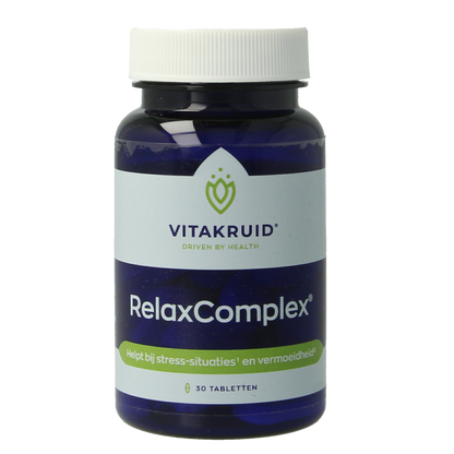 Vitakruid RelaxComplex oa Magnesium Tauraat & Vitamine D3 30.00 Tabletten