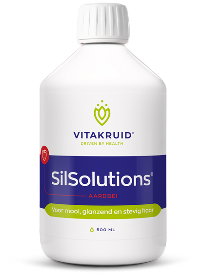 Vitakruid SilSolutions aardbei 500 500.00 Milliliter