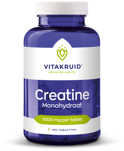 Vitakruid Creatine monohydraat 1000mg 180.00 Tabletten