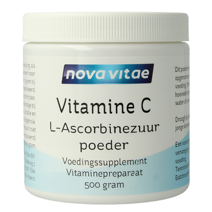 Nova Vitae Vitamine C ascorbinezuur poeder 500.00 Gram