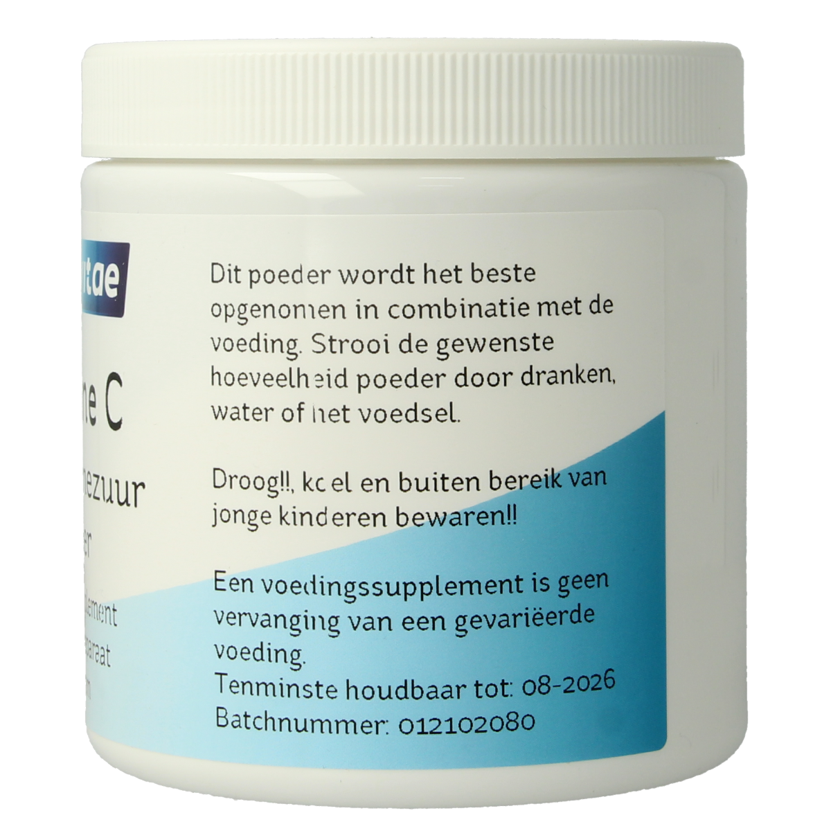 Nova Vitae Vitamine C ascorbinezuur poeder 500.00 Gram