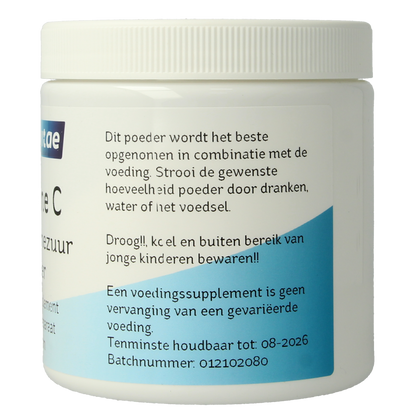 Nova Vitae Vitamine C ascorbinezuur poeder 500.00 Gram