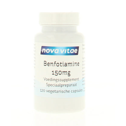 Nova Vitae Benfotiamine (vitamine B1) 150mg 120.00 Vegetarische capsules
