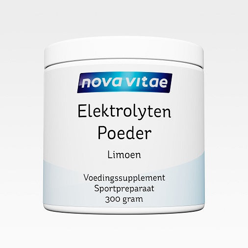 Nova Vitae Elektrolyten poeder limoen 300.00 Gram