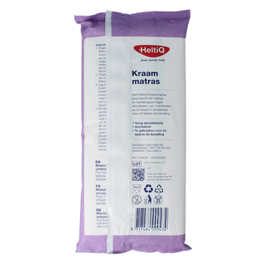 Heltiq Kraammatras 60 x 90cm zak 2.00 Stuks