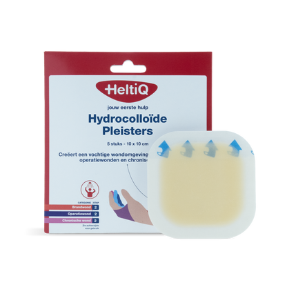 Heltiq Hydrocolloïde pleisters 10 x 10cm 5.00 Stuks