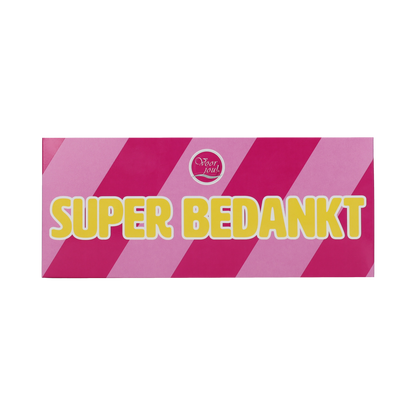 Voor Jou! Wensreep super bedankt  70.00 Gram