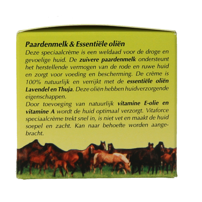 Vitaforce Paardenmelk speciaalcreme 50.00 Milliliter