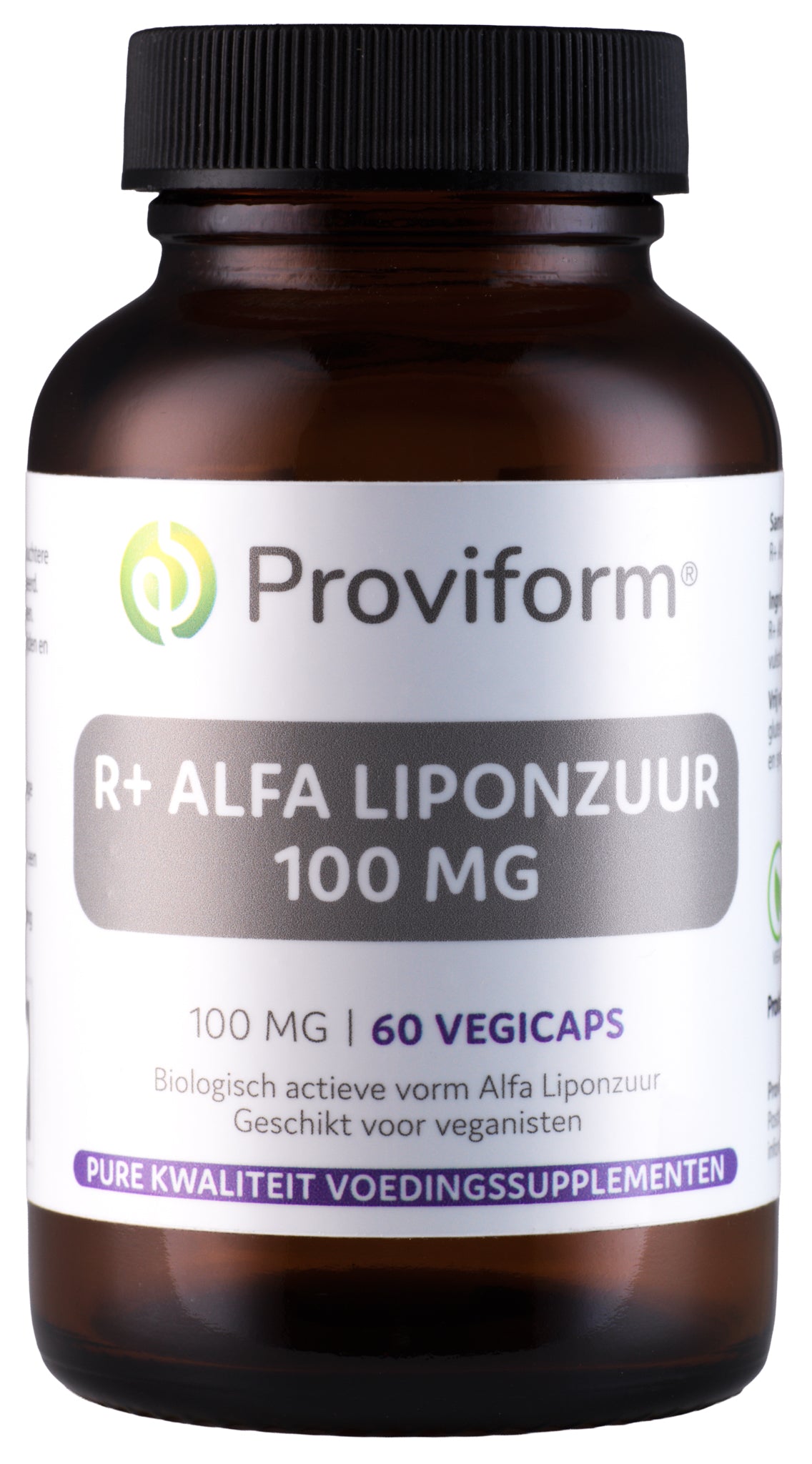 Proviform R+ Alfa liponzuur 100 mg 60.00 Vegetarische capsules