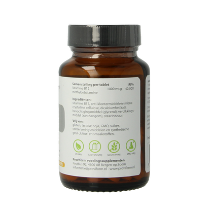 Proviform Vitamine B12-1000mcg TR methylcobalamine 90.00 Tabletten