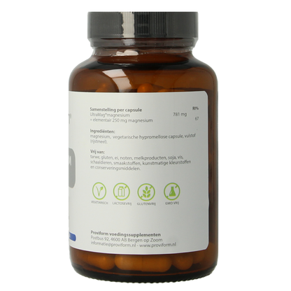 Proviform Magnesium ultra 250mg 90.00 Vegetarische capsules