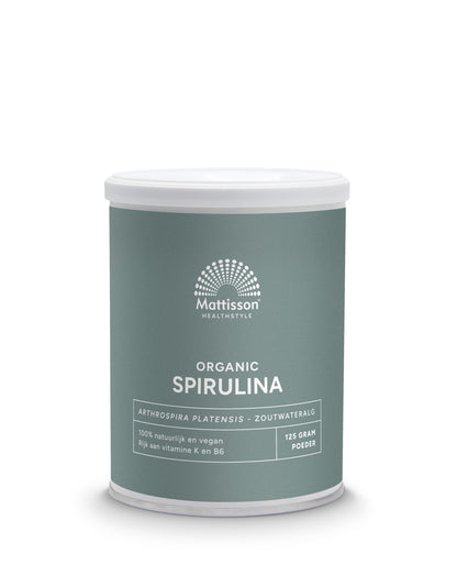 Mattisson Spirulina poeder bio 125.00 Gram