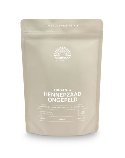 Mattisson Hennepzaad ongepeld bio 400.00 Gram
