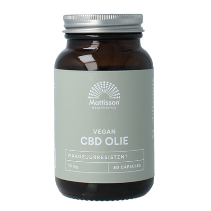 Mattisson CBD Olie 10mg 60.00 Vegetarische capsules