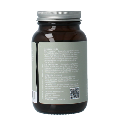 Mattisson CBD Olie 10mg 60.00 Vegetarische capsules