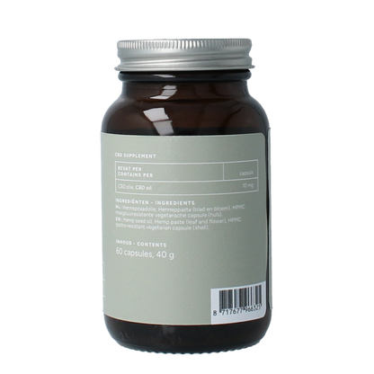 Mattisson CBD Olie 10mg 60.00 Vegetarische capsules