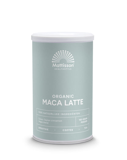 Mattisson Latte maca cacao - ceylon kaneel bio 160.00 Gram