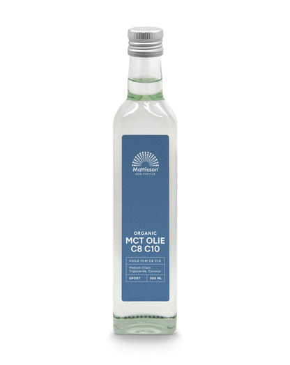 Mattisson MCT olie C8 C10 blend bio 500.00 Milliliter