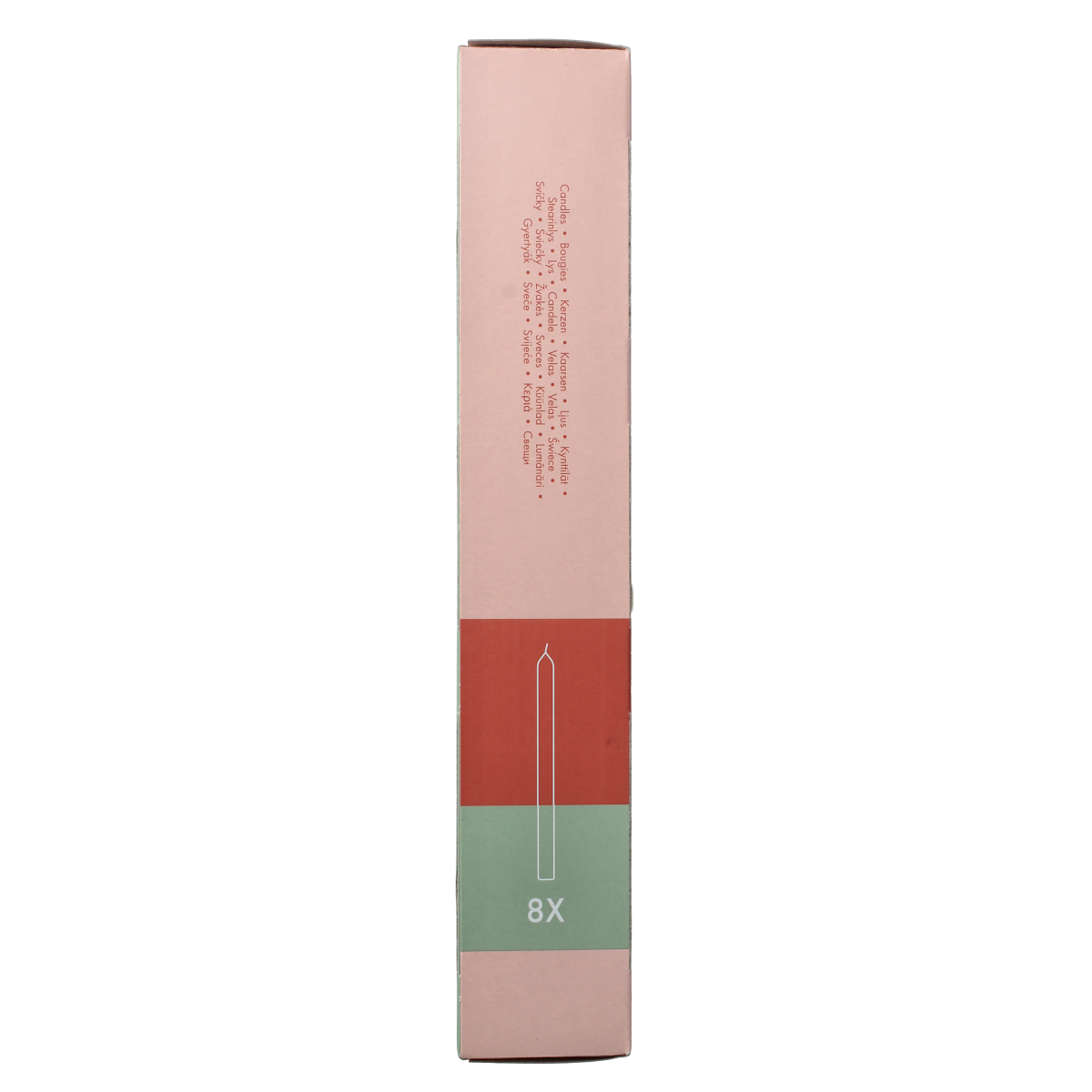 Bolsius Dinerkaarsen 230/20 velvet red 8.00 Stuks