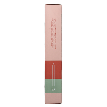 Bolsius Dinerkaarsen 230/20 velvet red 8.00 Stuks