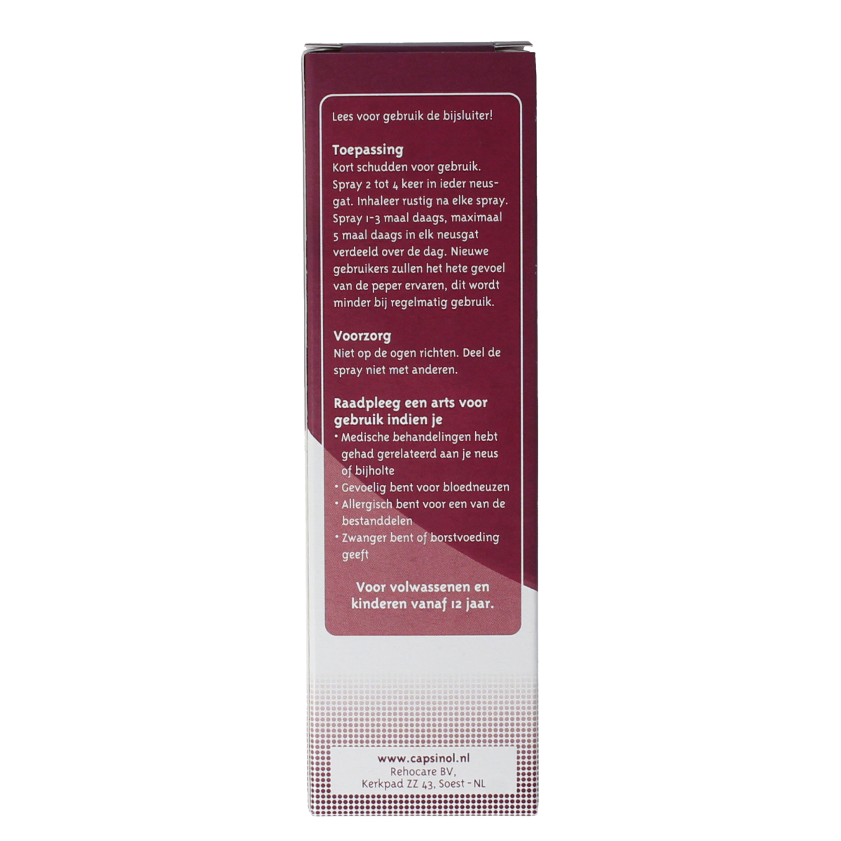 Capsinol Extra strong neusspray 20.00 Milliliter