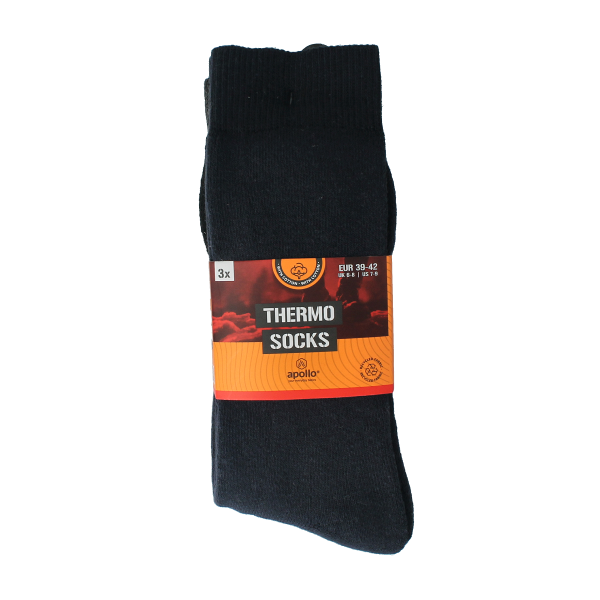 Apollo Thermosok 39-42 assorti donker 3.00 Paar