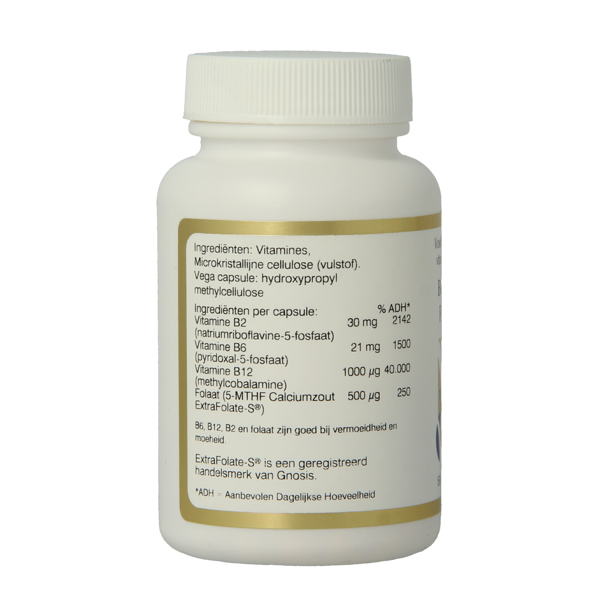 Vital Cell Life Vitamine B6/B12/B2 folaat 60.00 Capsules