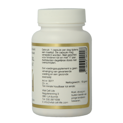 Vital Cell Life Vitamine B6/B12/B2 folaat 60.00 Capsules