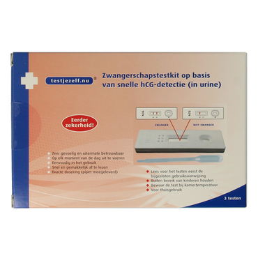 Testjezelf.nu Zwangerschapstest casette 3.00 Stuks