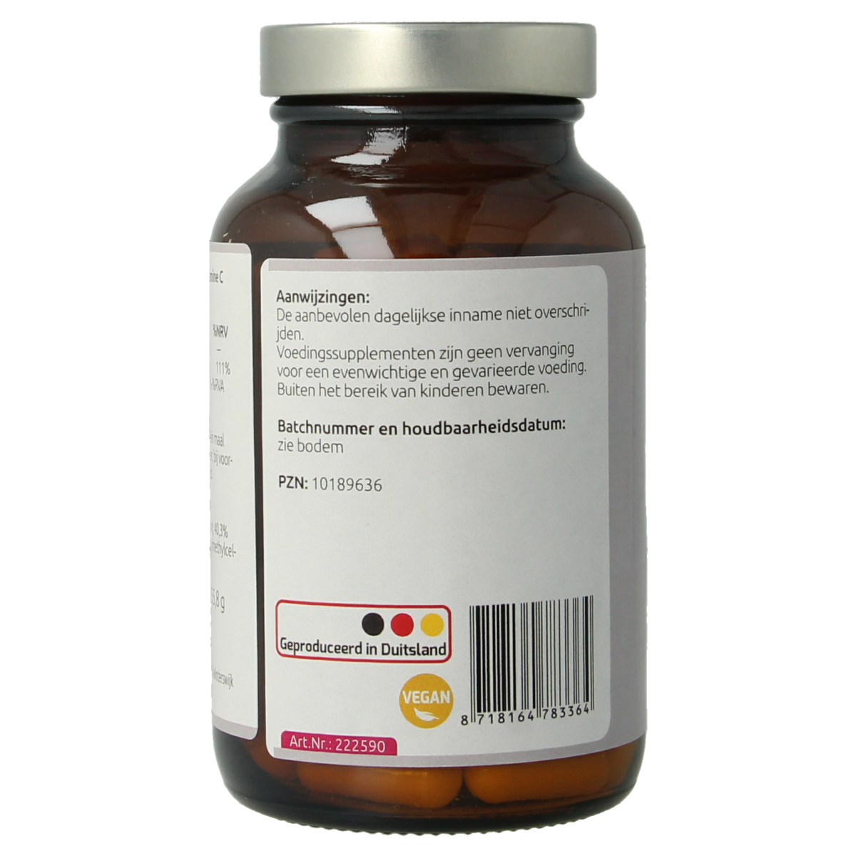 Hanoju Co-enzym Q10 250mg vitamine C 250mg 90.00 Capsules
