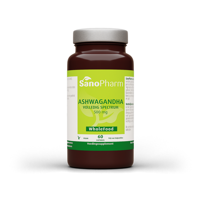 SanoPharm Ashwagandha wholefood 60.00 Capsules