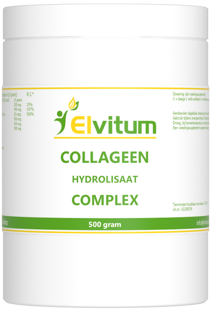 Elvitum  Collageen complex 500.00 Gram