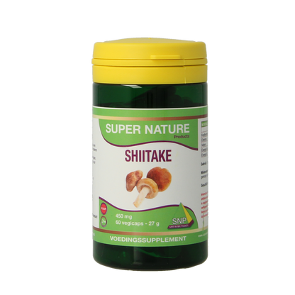 SNP Shiitake 450mg puur 60.00 Vegetarische capsules