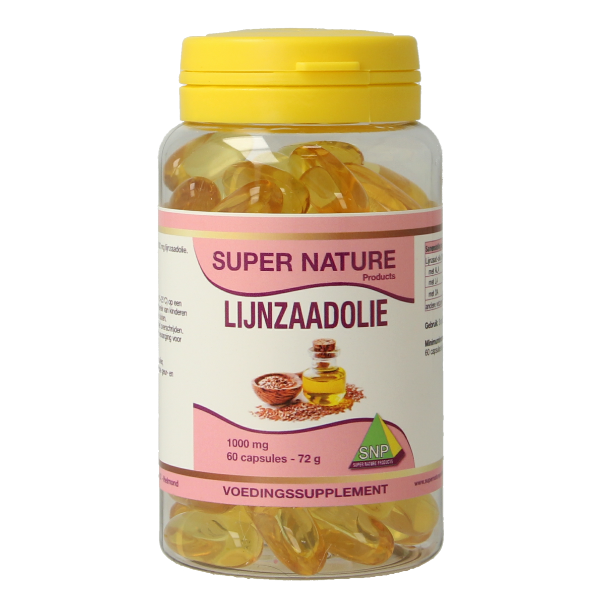 SNP Lijnzaadolie 1000mg 60.00 Capsules