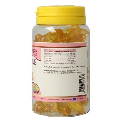 SNP Lijnzaadolie 1000mg 60.00 Capsules