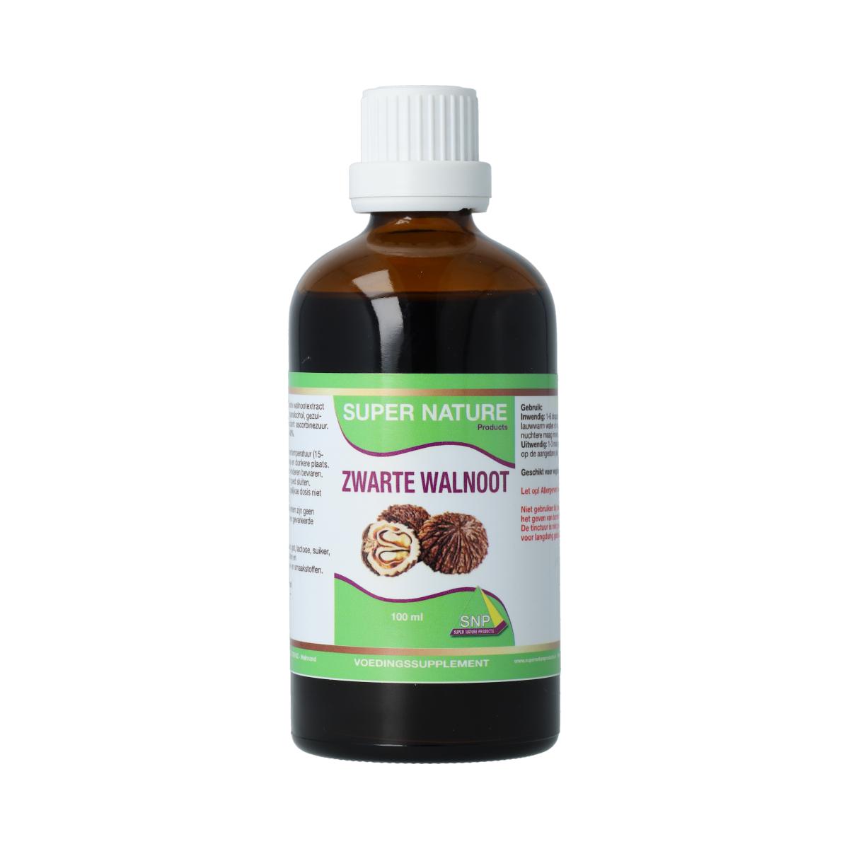 SNP Zwarte walnoot extra sterk 100.00 Milliliter