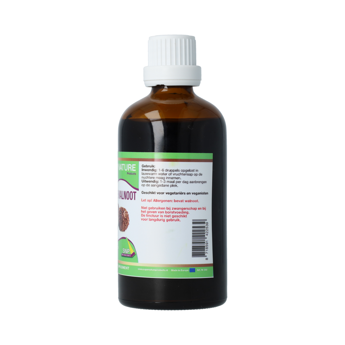 SNP Zwarte walnoot extra sterk 100.00 Milliliter