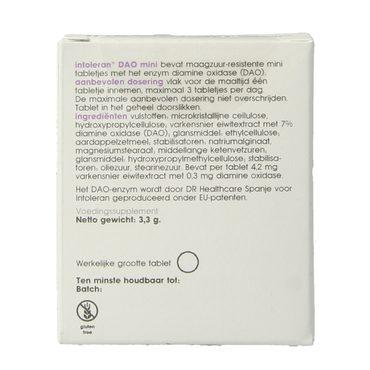Intoleran DAO mini 60.00 Tabletten