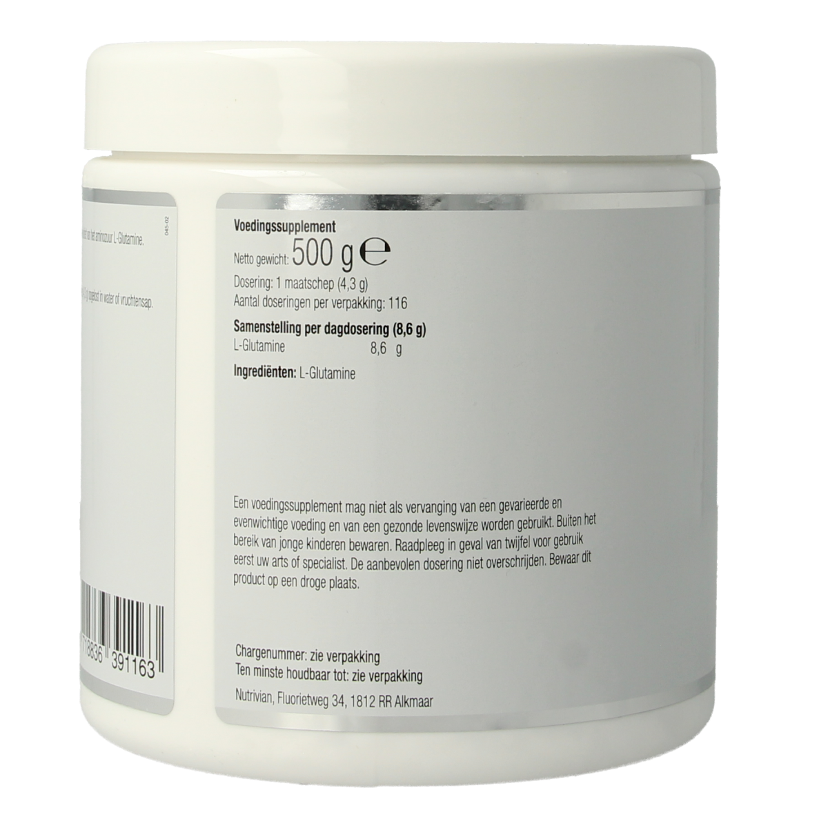 Nutrivian L-Glutamine 500.00 Gram