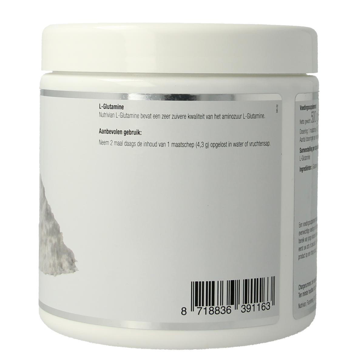 Nutrivian L-Glutamine 500.00 Gram