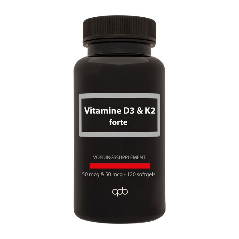 APB Holland Vitamine D3 50mcg & K2 50mcg forte 120.00 Softgels