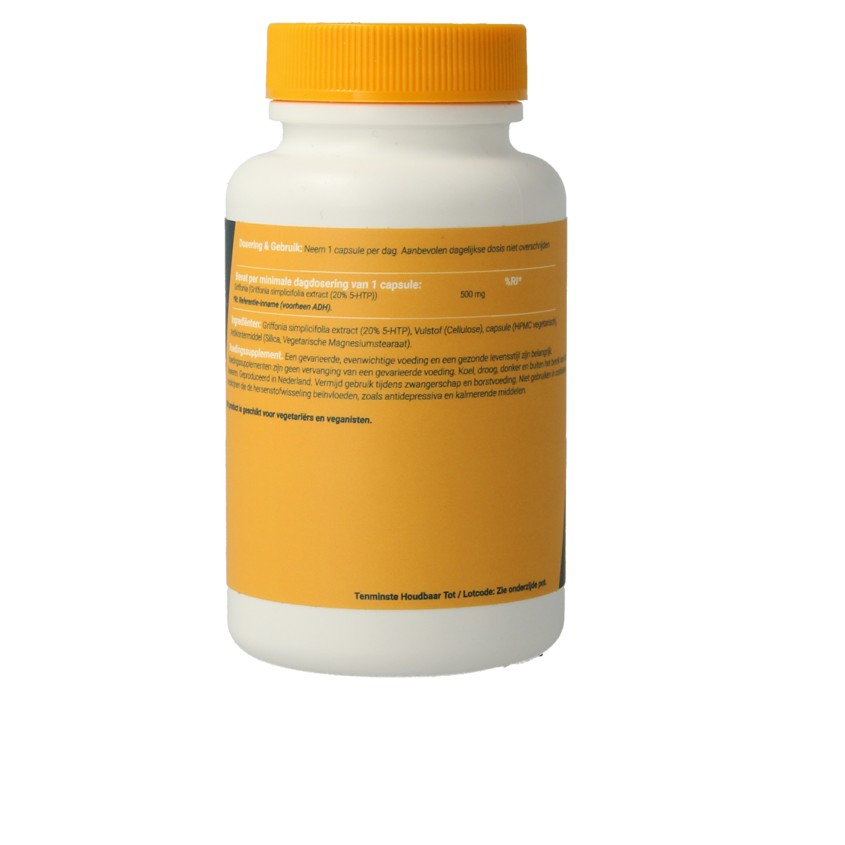 Fittergy 5-HTP 100mg griffonia extract 60.00 Vegetarische capsules
