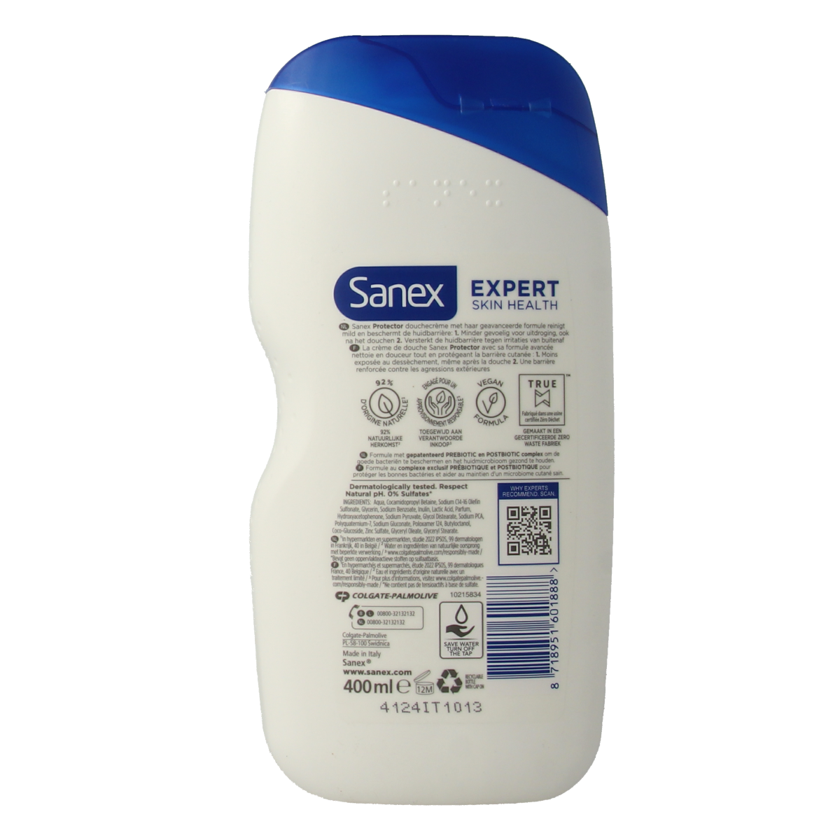 Sanex Shower expert skin health protector 400.00 Milliliter