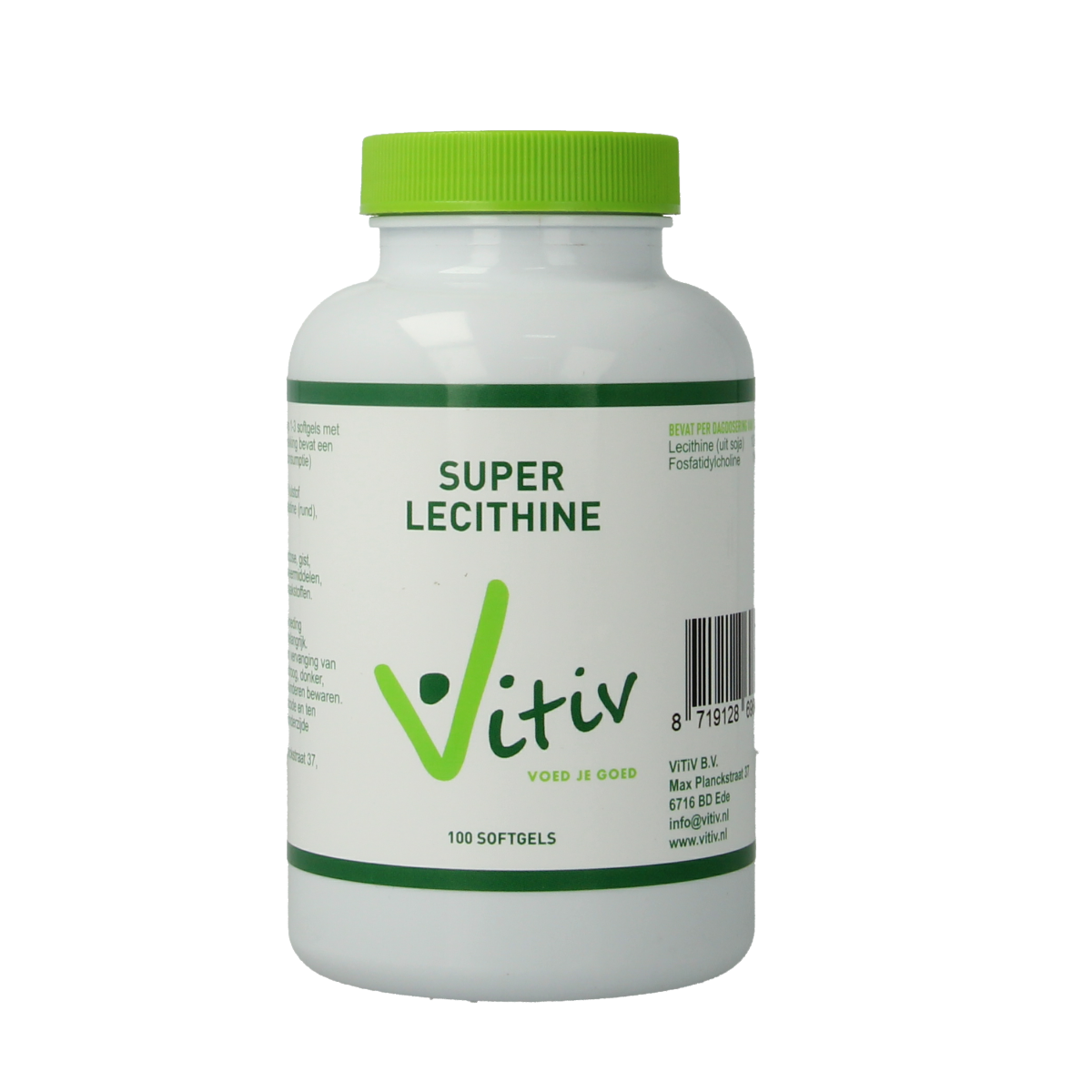 Vitiv Lecithine 1200mg 100.00 Softgels