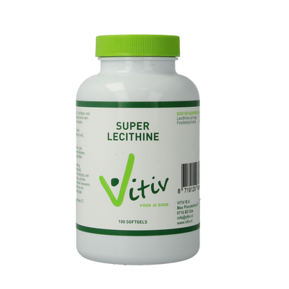 Vitiv Lecithine 1200mg 100.00 Softgels