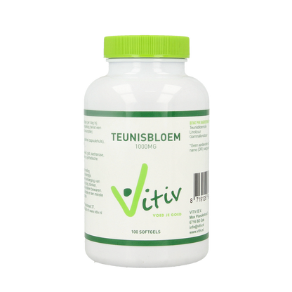 Vitiv Teunisbloemolie 1000mg 100.00 Softgels